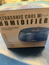 Crane EE-5951 0.2 Gal. Ultrasonic Cool Mist Humidifier - Blue and White