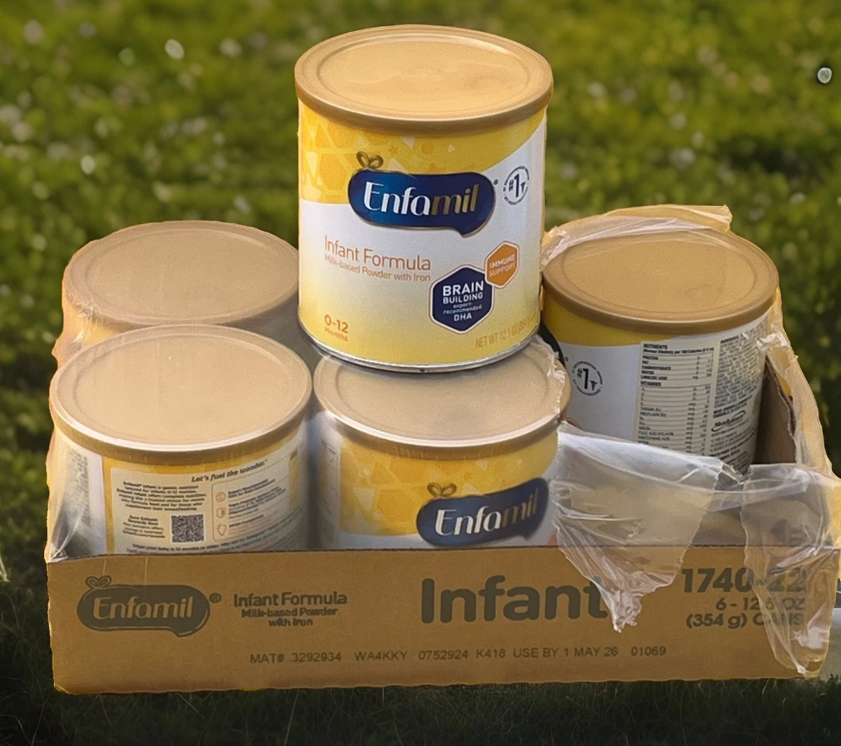 Enfamil Cow's Milk 7.1-14oz. Weight Per Container Baby Feeding