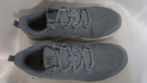 BOY`S UNDER ARMOUR UA BGS RIPPLE NM ATHLETIC SNEAKERS SIZE 5Y NEW GREY #3201876- - Picture 11 of 12