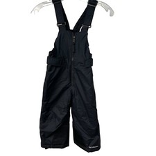 Columbia Snow Bib Size 3T Snowslope II Black Ski Snowboard Overall Waterproof