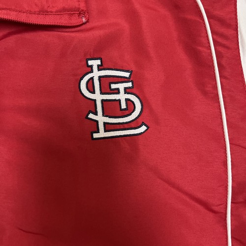 MLB GENUINE MERCHANDISE St. Louis Cardinals Track Jacket S XL Carl Banks GIII - Picture 6 of 9