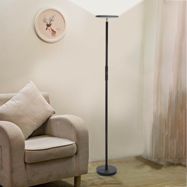 Modern High Pole Lamp With Remote Control Dimmable Led Floor Office Bedroom For Online Modern High Pole Lamp With Remote