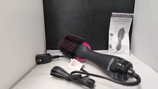Revlon Pro Collection Salon One Step Hair Dryer & Volumizer Brush Black/Pink OB