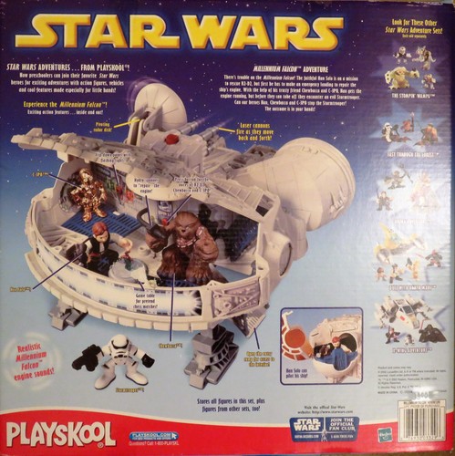 Hasbro Star Wars Millennium Falcon Adventure Ship Action Figures Play Set &Sound - Picture 2 of 2