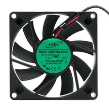 ADDA AD0812MX-D91GP 8015 12V 0.15A 2 wire ultra thin quiet Case Fan