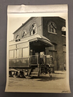 1925 Embossed Pullman Car & MFG Corp Original Train Photograph 10  X 7 3/4 