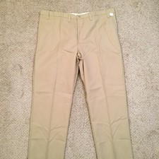 Dickies Pants Mens Size 48 Beige Unfinished Hem Workwear New
