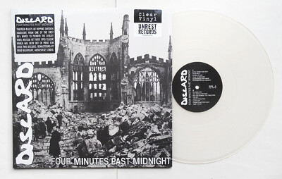 Discard - Four Minutes Past Midnight LP CLEAR WAX Protes Bengt Mob-47 Sweden HC