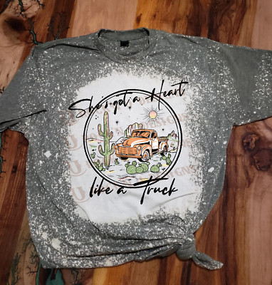 WOMEN'S FASHION CUSTOM UNISEX T-SHIRT - '' She's Got A Heart Like A Truck  ''