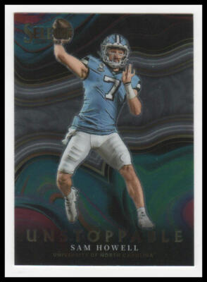 2022 Panini Select Draft Picks #US-SH Sam Howell Unstoppable