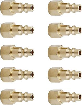 1/4-Inch Female Coupler Quick Connect, Air Hose & Air Coupler Plug - Pack of 10