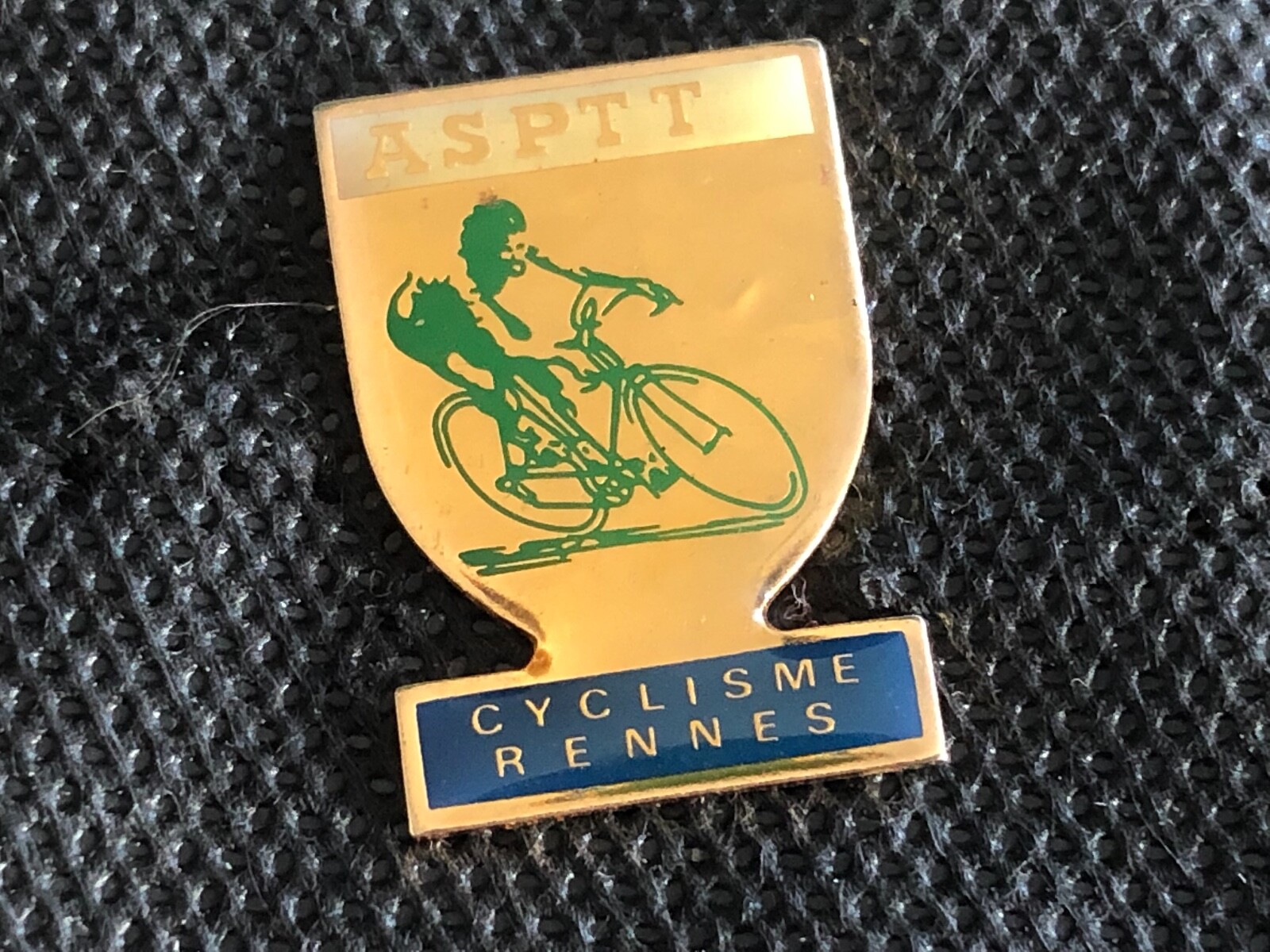 e PIN PINS ENAMEL POSTE PTT ASPTT BORDEAUX VELO BICI