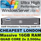 Dell PowerEdge 2950 III Twin Quad Core 2.50Ghz 64Bit 16GB RAM Server VMware