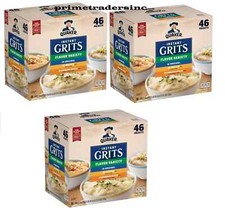 3 Pack - Quaker Instant Grits, Variety Pack 45.4 oz., 46 pk.