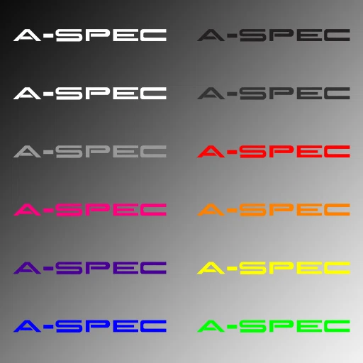 4x Door Handle Decal Sticker for A-SPEC Acura TL TLX RL MDX RDX Foto 2 de 3