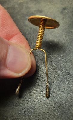 Antique, ''Wishbone'', 1/10 - 14 K Gold, Pessary, IUD Birth Control Device