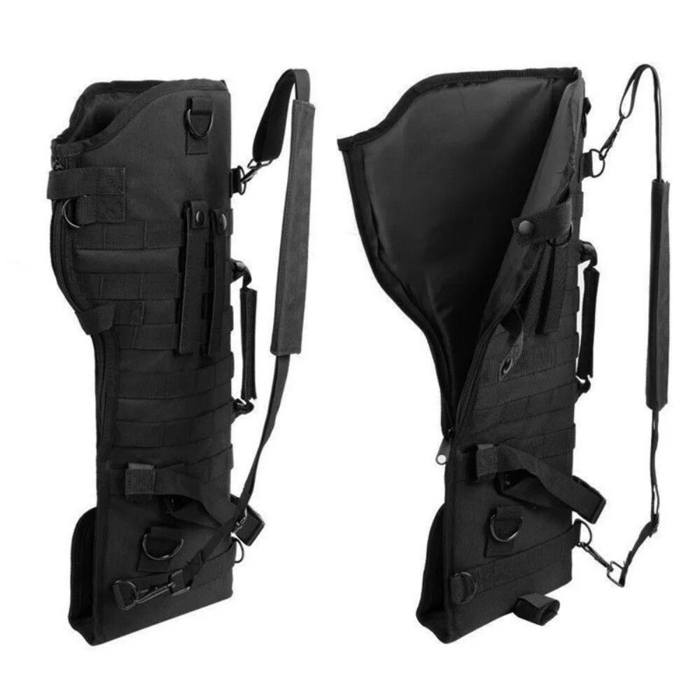Tactical Rifle Scabbard Gun Bag Sling Bag Molle Shotgun Holster Case