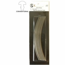 SINTOMS PACK OF 12 PRE-CUT TITANIUM KEY CURVED SLATS JUMBO FOR CHIT