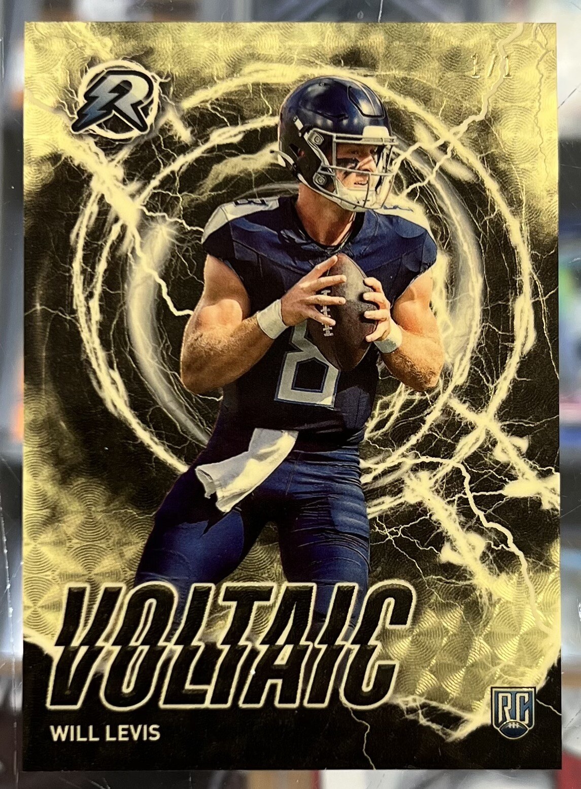 Will Levis Topps Composite Resurgence Voltaic #RV4 Superfractor