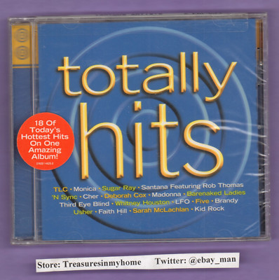 Totally Hits Music CD TLC Madonna Santana Cher Usher Kid Rock Arista 1999 Sealed