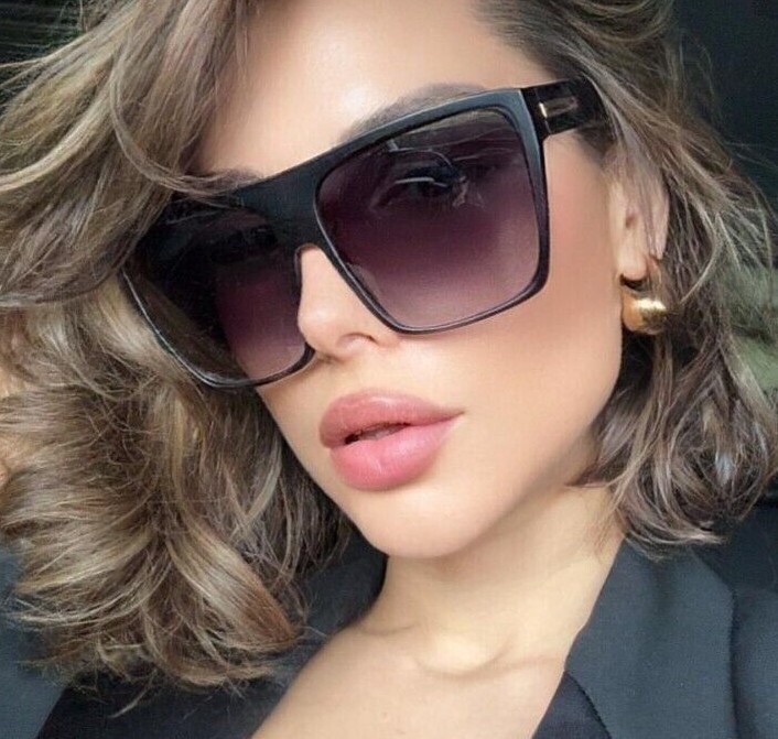 Occhiali Da Sole Oversize Opalescenti Donna, Rosso | Milano - Foto 10