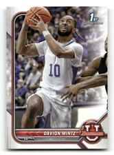 2022 Topps Bowman University Basketball ~ Base ~ #45  Davion Mintz