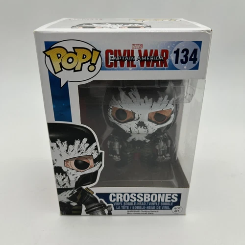 Funko Pop! Vinyl: Marvel - Crossbones #134 Captain America Civil War Figure New