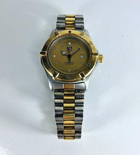 Women's Tag Heuer Two Tone Professional 2000 Wristwatch 964.015 - Picture 7 of 7