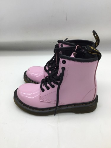 Dr. Martens AirWair Kids Pale Pink Boots (1460 J) - Size-12 - Picture 6 of 8