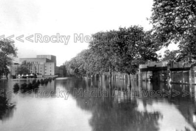 Qml-44 Hochwasserszene, Stratford Upon Avon, Warwickshire 1932. Foto