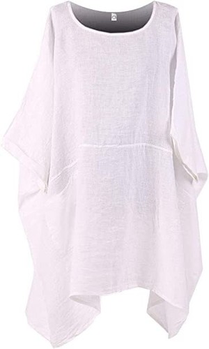 Italian Ladies womens Plain Tunic Top Shirt blouse Quirky Lagenlook cotton Dress - Picture 62 of 66