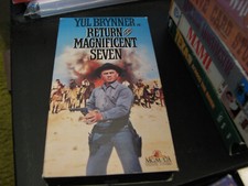 VHS-Return of the Magnificent Seven-Yul Brynner-Robert Fuller-Warren Oates