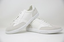 Image of Calvin Klein GAIUS White Trainers Shoes Size UK 11 EUR 45