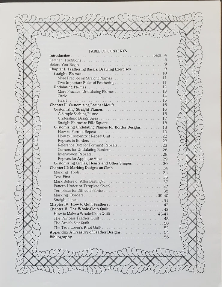 Quilting A Guide To Traditional Feather Designs Fine Feathers Patterns Projects - Image 3 of 4