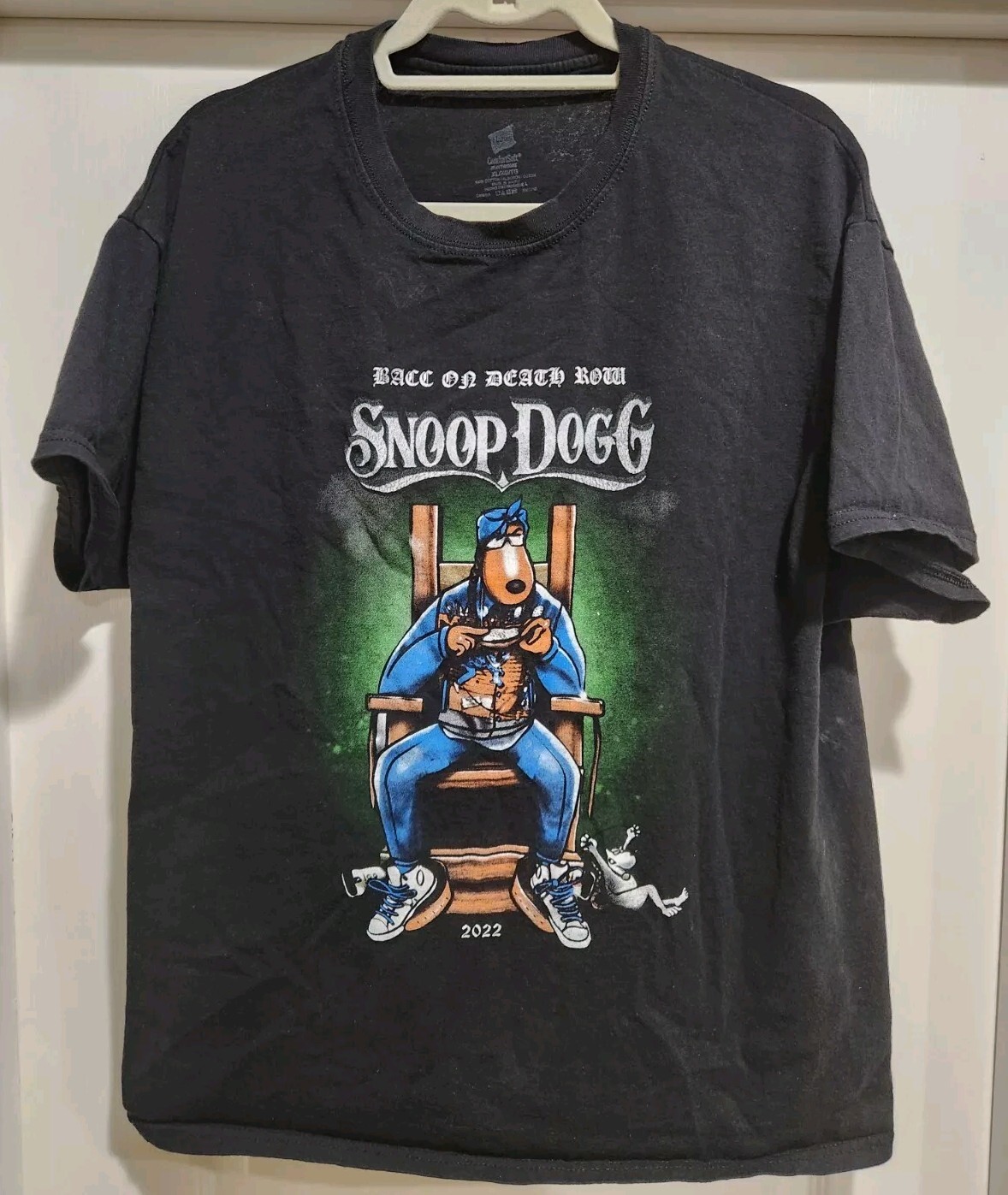 FILA T shirt Snoop Dog Mount Westmore Bacc On Death Row Tour taglia XL Ice Cube 2022