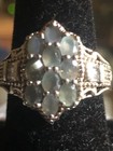 Narsipatnam Alexandrite, Zircon Ring in Platinum over Sterling Silver Ring, s-8 — photo 6