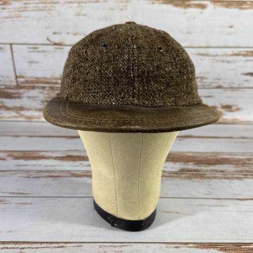 Stetson Mütze Kappe tailliert braun Wolle Polyester/Leder Baseball Herren Large