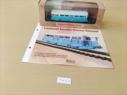 Atlas Ho Plm Autorail Baudet-Donon-Roussel ZZ 60A1 1934 Motorisable