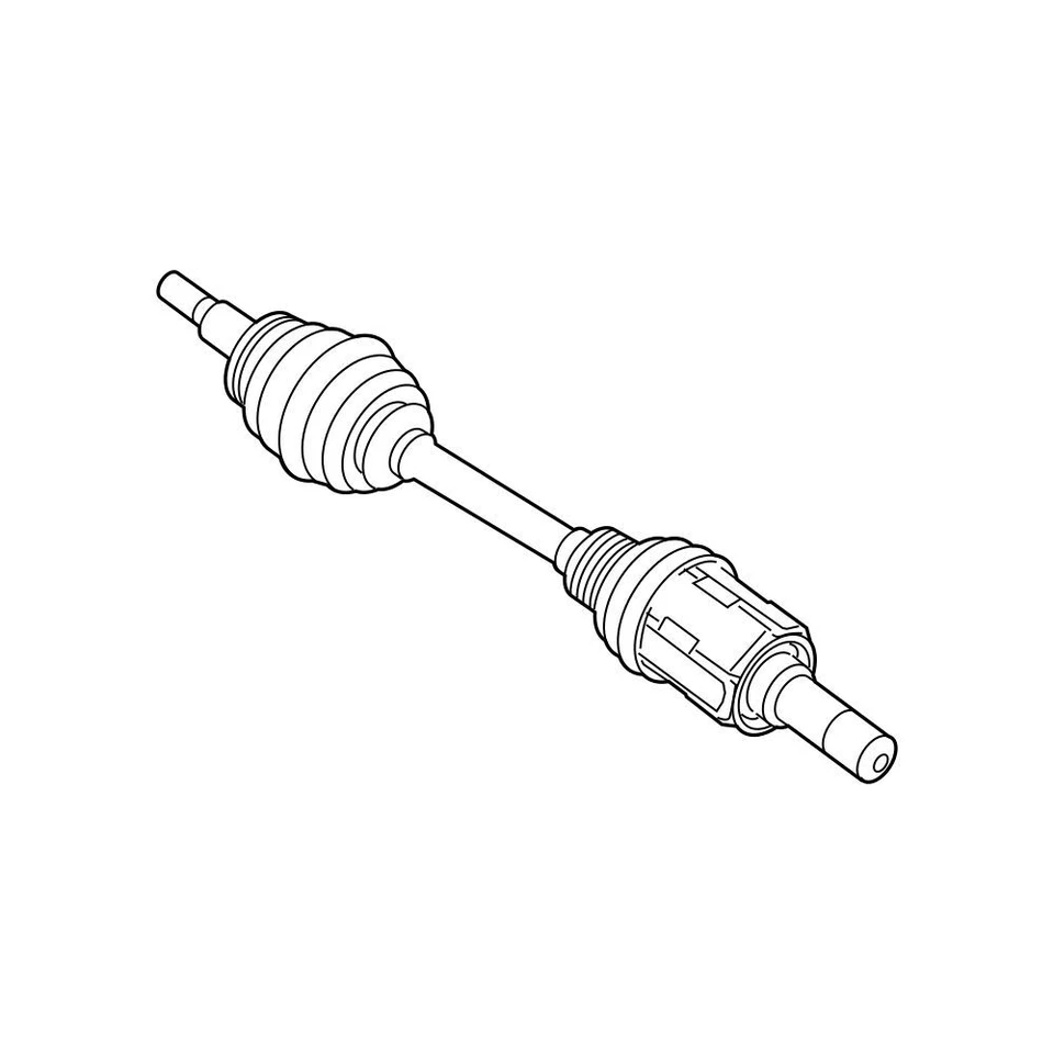 Conjunto de eje CV derecho pasajero delantero Mopar genuino OEM para Jeep Grand Cherokee Foto 3 de 3