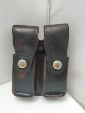 Vintage Dutyman Leather 8511 Glock G20-21 Double Mag Holder