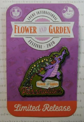 WDW 2020 Walt Disney World EPCOT PASSHOLDER FIGMENT Flower & Garden Festival Pin