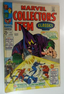 MARVEL COLLECTORS ITEM CLASSICS #13 MARVEL COMICS 1968 DOCTOR STRANGE HULK #1 VG