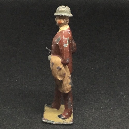 Britains Man Standing With Jacket And Pipe (DB 83) Slight Curve To Dated Base, - Picture 4 of 6
