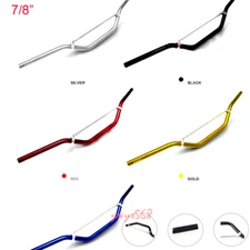 7/8" 22mm Aluminum Handle Bar ATV Dirt Pit Bike Motocross MX Off-Road Motorcycle