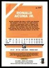 2019 Donruss Optic Ronald Acuna Jr. Atlanta Braves #177
