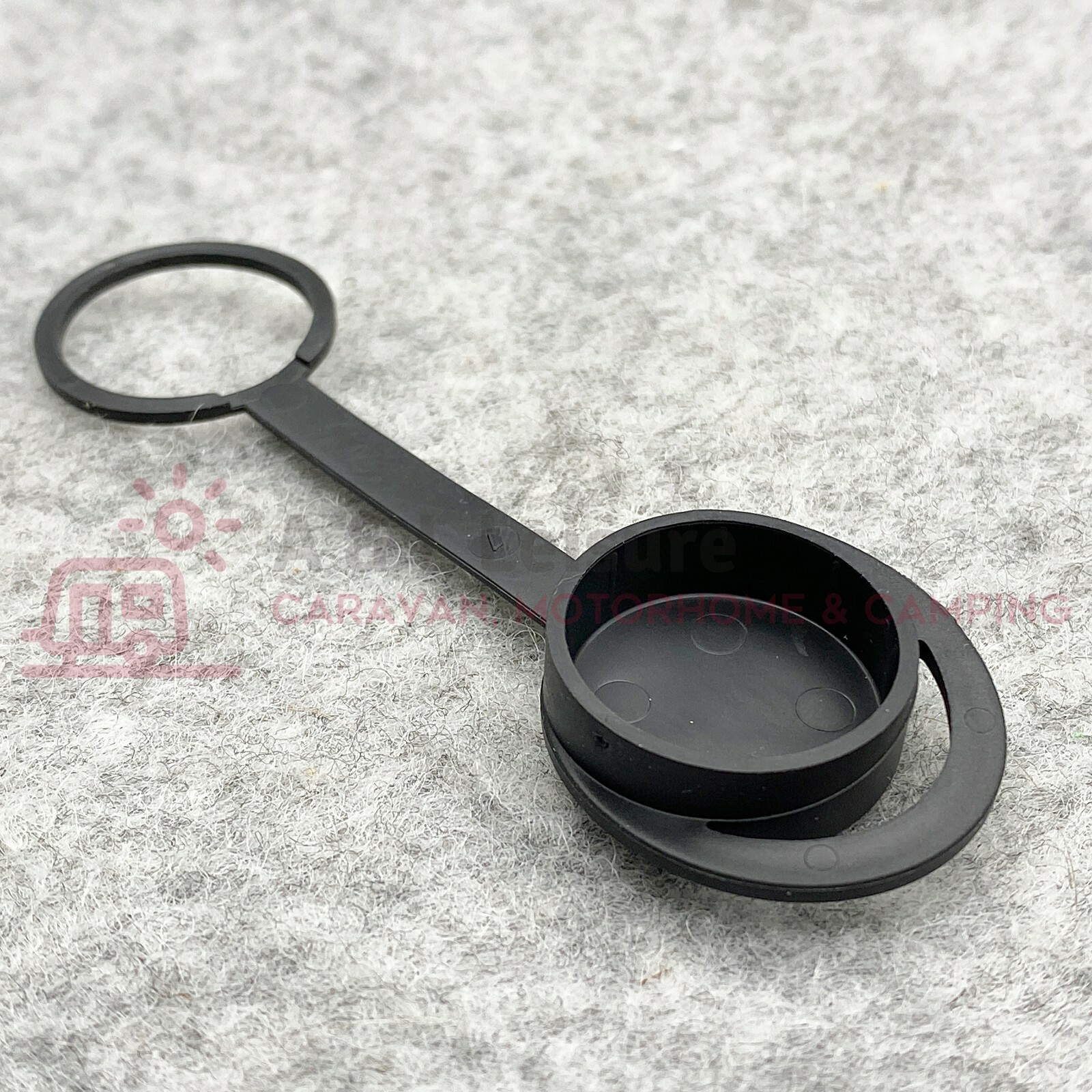 Fiamma Replacement Black Plastic Lock Cover Cap for Safe Door 