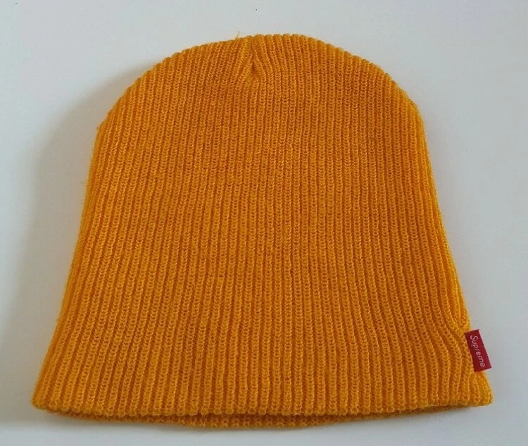 Bonnet orange FW13 Supreme Basic très rare chapeau vintage 2013 fabriqué au Canada