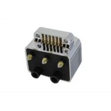 Volt Tech Chrome Single Fire Coil for Harley Davidson