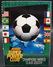1990s Nintendo Super Power Club Magazine Card #137 Champions World Class Soccer