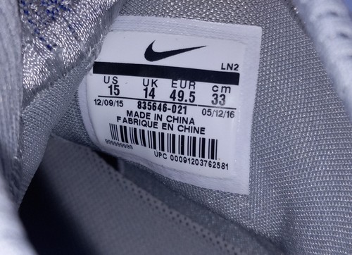 Nike 835646-021 Vapor Untouchable 2 Mens Sz 15 Football Cleats New Without Tags - Picture 5 of 8